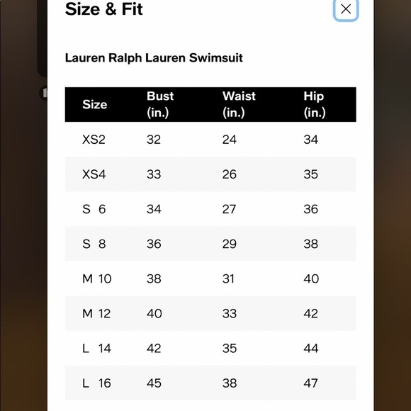 Lauren RALPH LAUREN Women's Blue Non- Removable Cups Ruffled Tankini Top - Picture 4 of 5